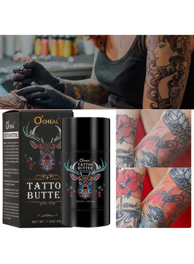 OCHEAL Tattoo Butter ，aftercare balm,moisturizer healing tattoo care cream,safe,natural brightener tattoo cream for color enhance - Image 1
