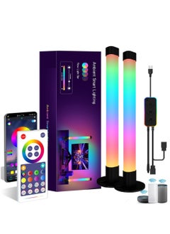 DMG 2 Pack Smart Light Bars, WiFi LED Strip, RGB Gaming Light with Alexa and Google, Sync with Music/Videos/Games, App Remote Control, Gaming Light with Scene Mode and Music Mode, 2 Glow Sticks