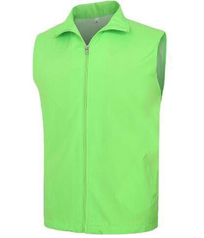 The vest will be printed for LOGO public welfare activities, volunteers, supermarket advertising lapel vest fluorescent green Fruit Green 