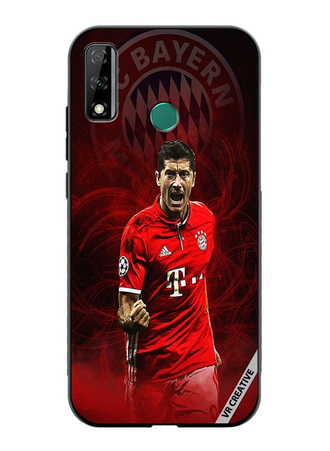 VR CREATIVE Protective Case Cover For Huawei Y8s Lewandowski Design Multicolour - Image 1