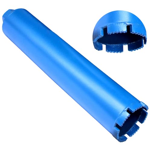 LCubro 2" Wet Core Drill Bits with 1-1/4"-7 Thread Featuring 15.74" Drilling Depth 10mm Diamond Segment Specifically Designed for Heavy-Duty Applications in Reinforced Concrete Brick and Masonry - Image 1