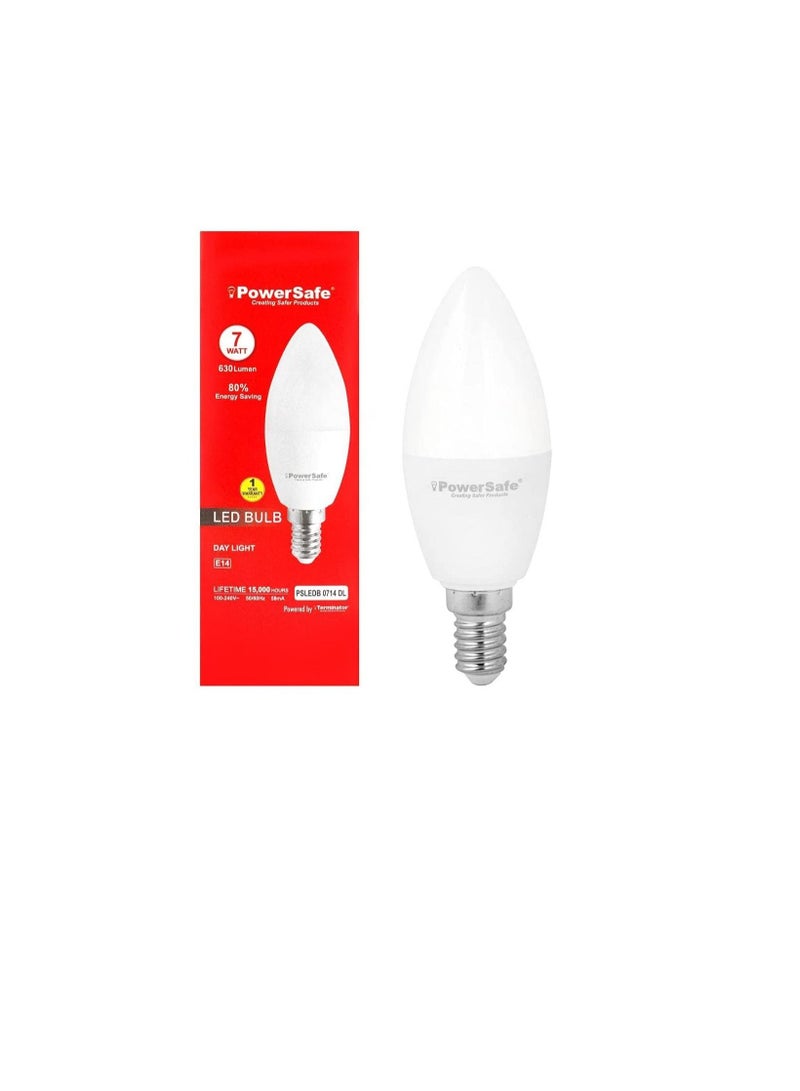 Powersafe LED Bulb 7W Day Light E-14 (Candle Shape) PSLEDB 0714 DL PowerSafe - Image 3