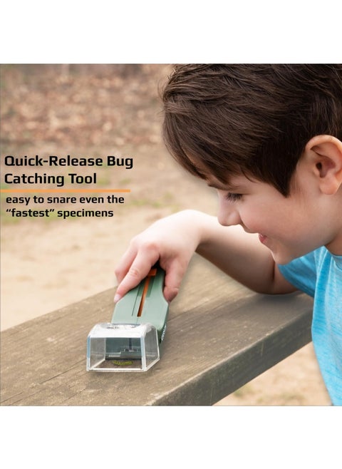 Carson Bugview Quick-Release Bug Catching Tool And Magnifier For Spider, Children And Adults, Green, One Size (Hu-10)
