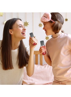 BESTIS Mini Karaoke Machine Set, Portable Bluetooth Speaker with 2 Wireless Karaoke Microphones,Singing Machine Karaoke System for Kids Adult  - Image 4