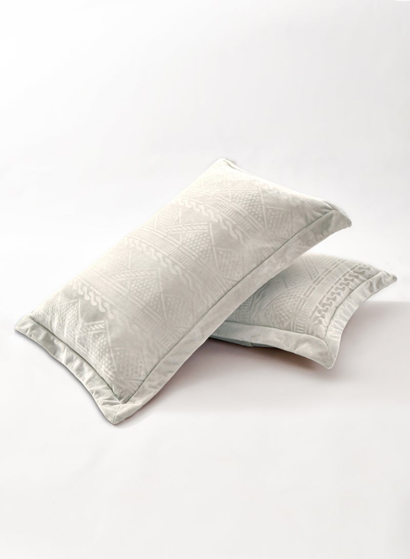 سيد المنسوجات المنزلية طقم لحاف مخملي، 5 قطع حجم كوين، يناسب 160 × 200 سم سرير كوين،مع الحشوة القابلة للنزع،  ناعم، دافئ - Image 3