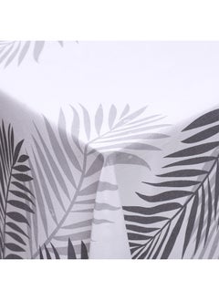 snooze Flat Bed Sheet set 2pcs, 160*235 cm+ Free Pillowcase, Gray Tropical design  - Image 4