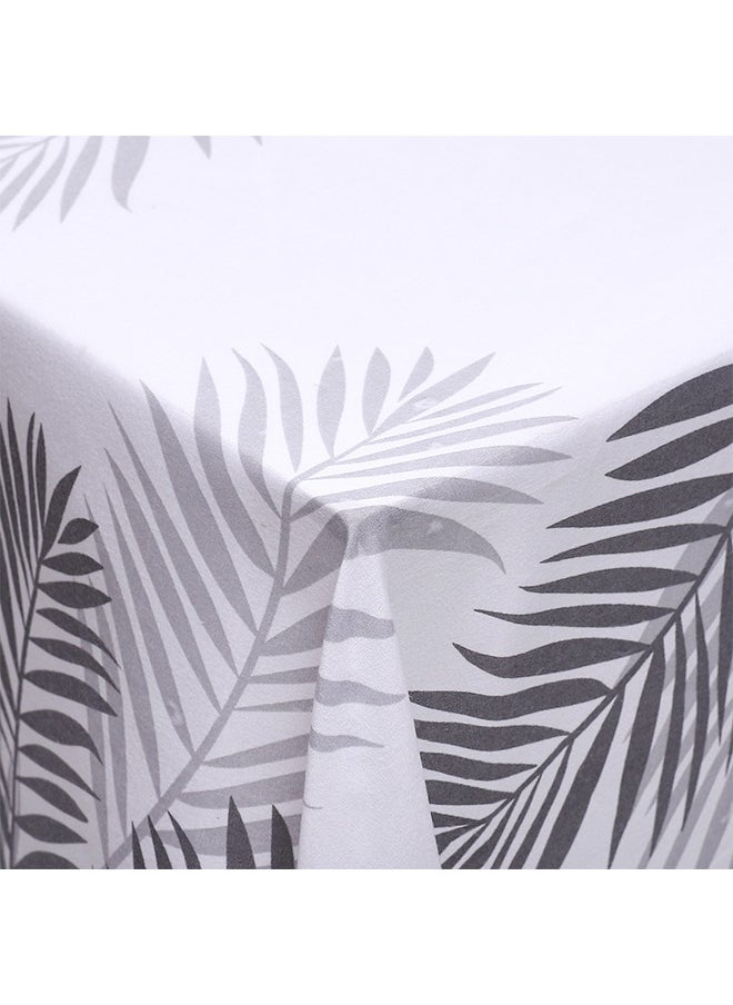 snooze Flat Bed Sheet set 2pcs, 160*235 cm+ Free Pillowcase, Gray Tropical design  - Image 4