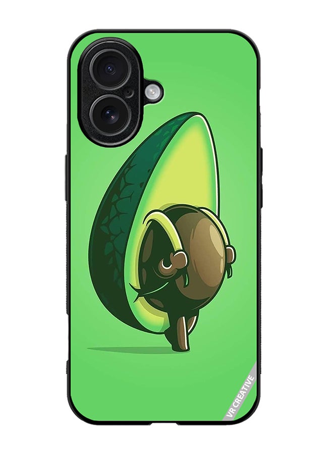 Protective Case Cover For Apple iPhone 17 Avocado Design Multicolour