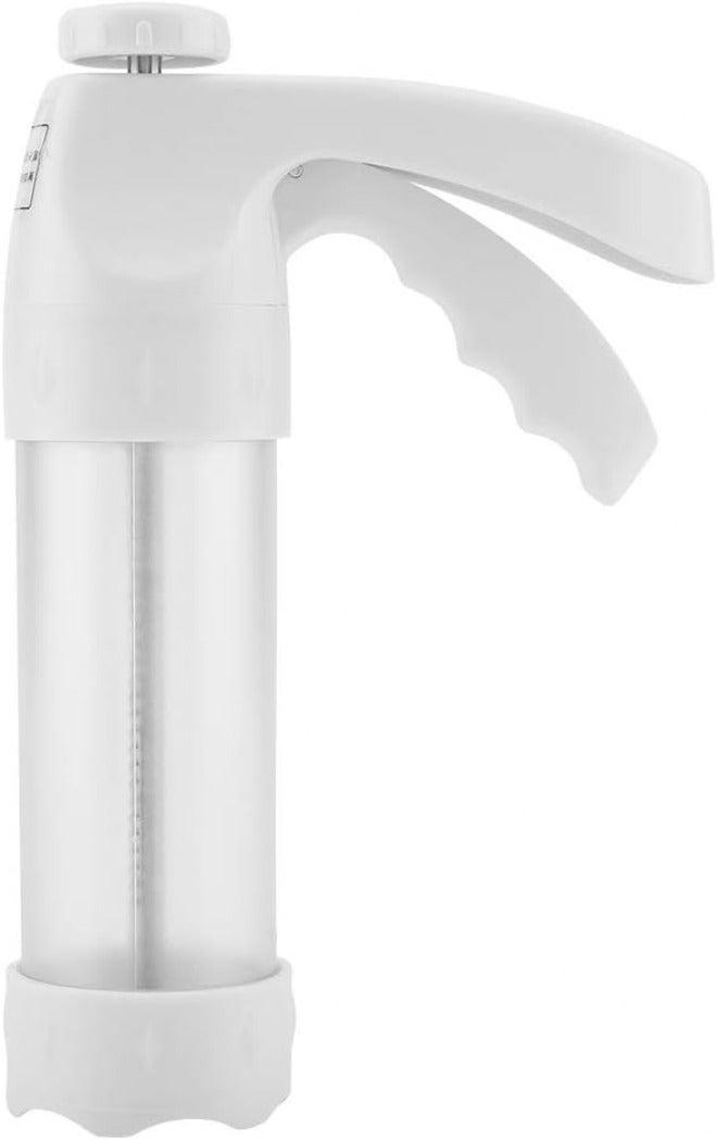 HEEPDD Biscuit Maker Cookie Press Machine, Steel and Plastic, Multifunctional Tool for Cookies and Cakes, Includes 12 Flower Pieces and 6 Cream Nozzles Biscuit Maker Press - Image 5