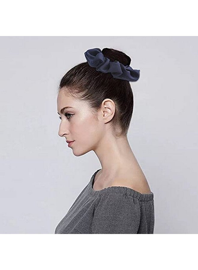 Fameza FAMEZA 12 Pack Candy Color Cloth Scrunchies Women Elastic Hair Ties - Image 4