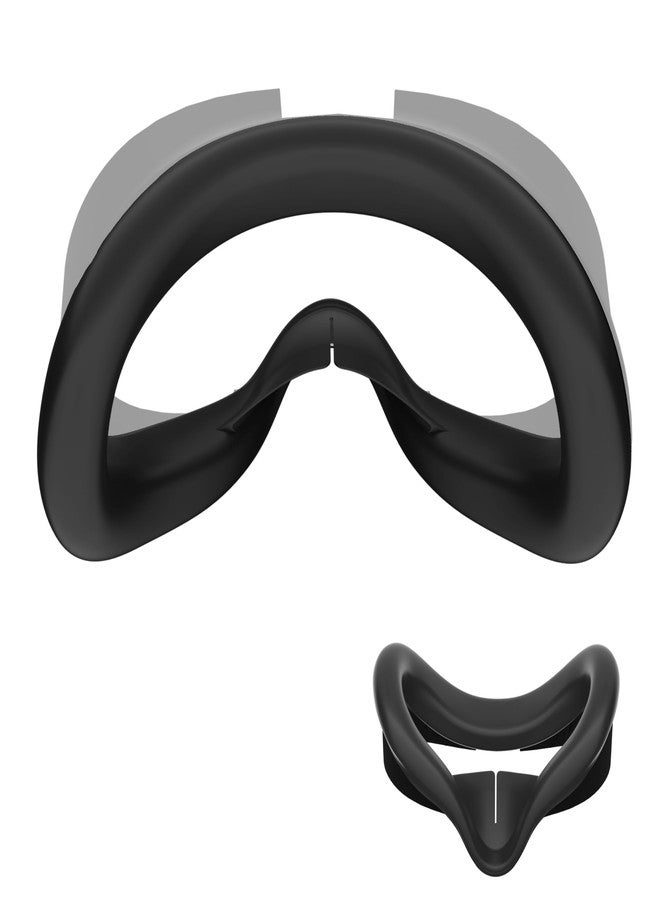 APEXINNO Silicone Face Pad Cover Compatible with Meta Quest 3S Accessories, Face Cushion Cover and Anti-Leakage Nose Pad Compatible with Oculus Quest 3S Original VR Headset, Soft, Durable, Washable - Image 1