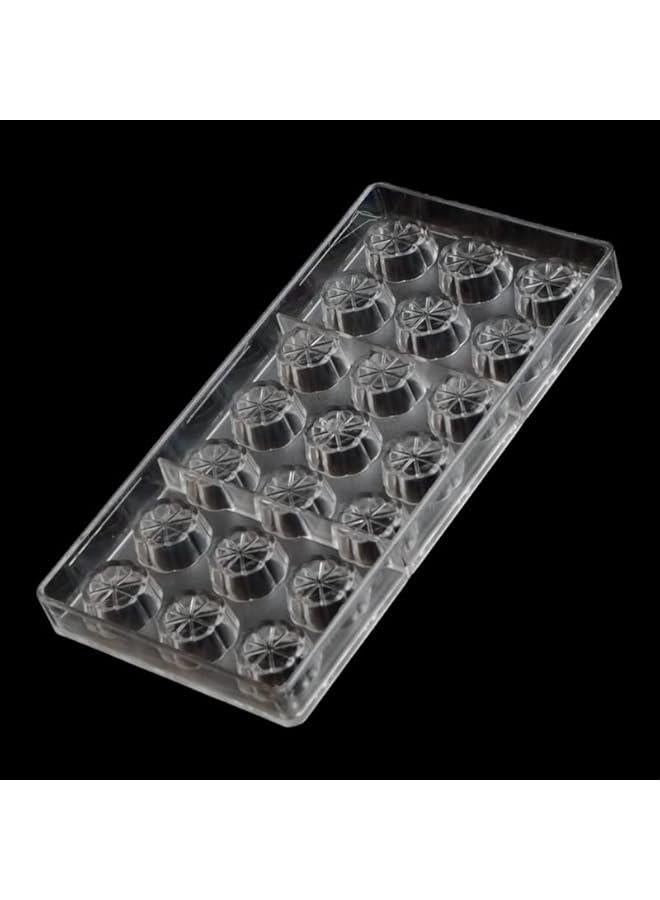 Beauenty Polycarbonate Chocolate Mold DIY Candy Mould Clear Hard Plastic Bakeware Pastry Tools Clover Flower (19341) - Image 3