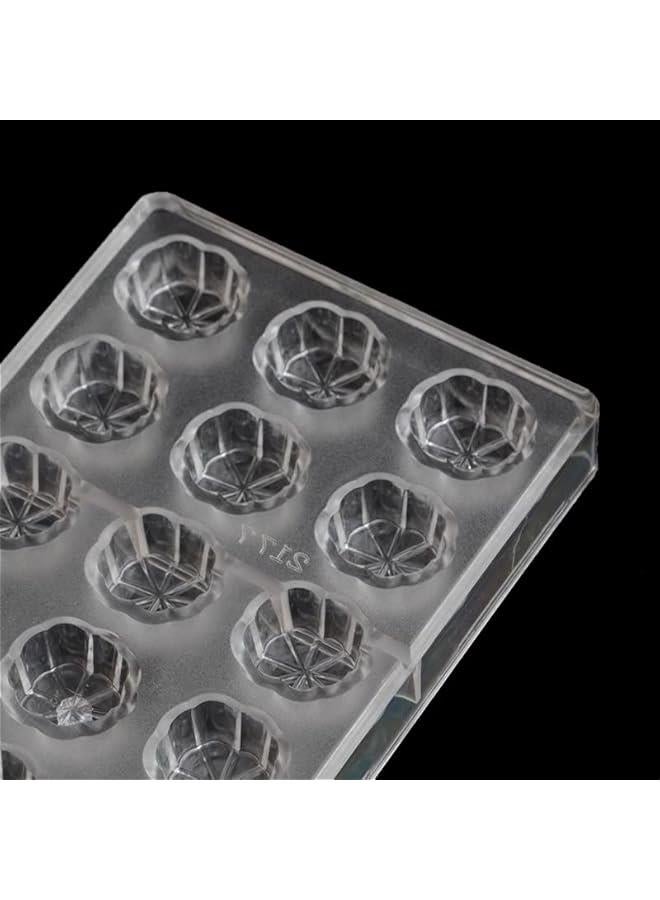 Beauenty Polycarbonate Chocolate Mold DIY Candy Mould Clear Hard Plastic Bakeware Pastry Tools Clover Flower (19341) - Image 5