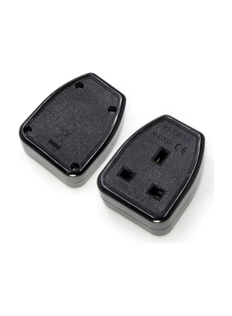 إيروريكس كابل تمديد طاقة قابس ذكر C14 إلى وحدة PDU/UPS في المملكة المتحدة، كابل طاقة UPS عالي الجودة IEC320 قابس ذكر C14 إلى مقبس أنثى 13 أمبير في المملكة المتحدة، قم بتوصيل سلك محول C13 لوحدة PDU/UPS 13 أمبير 250 فولت (0.50 متر) - Image 4