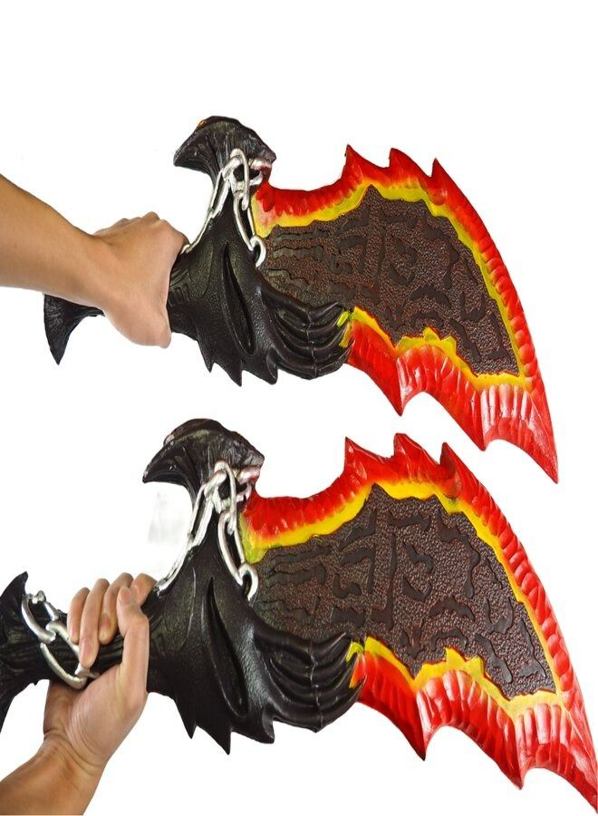 Kratos Two Pieces Set Fire Swords  - Image 2