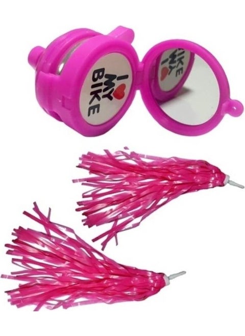 Bicycle Mirror Bell & Tassel Set