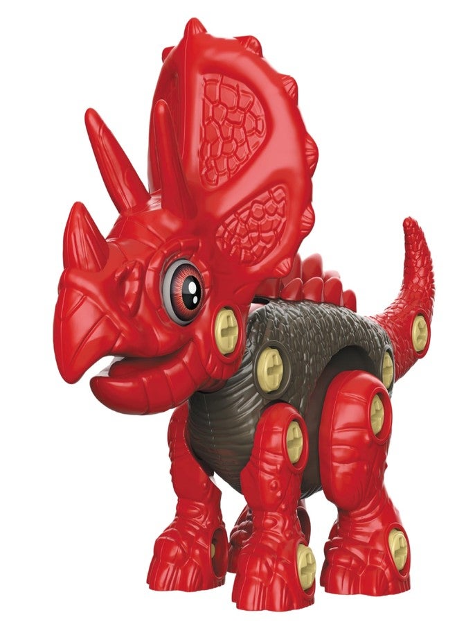 ThinkerPlace مجموعة تجميع ديناصور ترايسيراتوبس كبير من ثينكر بليس | مجموعة تجميع ديناصور كبير | التعلم في مجالات العلوم والتكنولوجيا والهندسة والرياضيات: تعلم عن المحركات | لعبة تعليمية للأطفال من عمر 4 سنوات فما فوق - Image 3