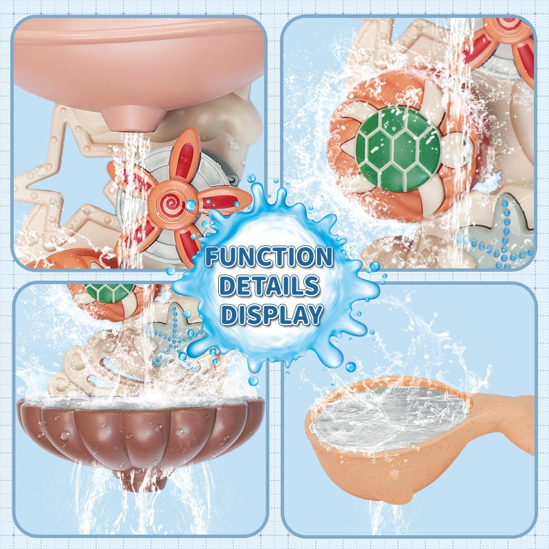 LZZAPJ Bath Toys for Kids Ages 1-3 & Toddlers 2-4 - Infant/Baby Set for 6-12M - Bathtub Toys Set for Boys/Girls - Birthday - Image 4