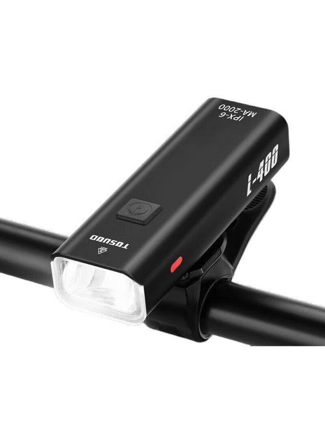 TOSUOD Bicycle Light, Road Bike Night Riding Front Light, Mountain Bike High-Intensity Flashlight, Cycling Equipment, 200 Lumens - Image 1