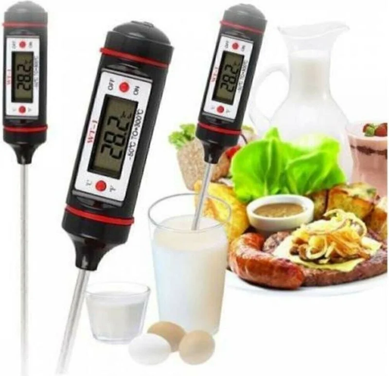 Proithalat Proimport Digital Food Thermometer Liquid Food Meat Water Milk Food Temperature Meter - With Special Box