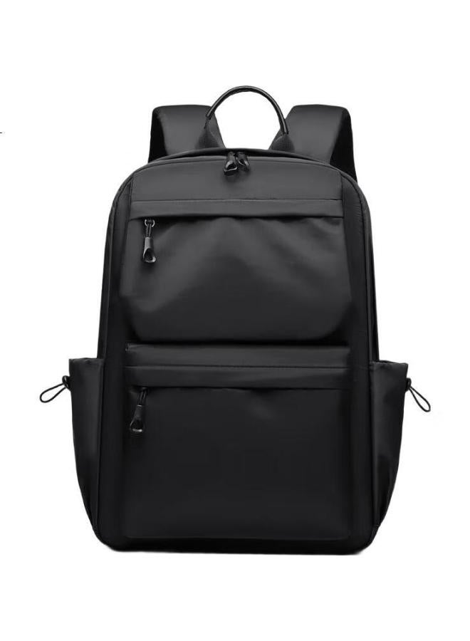 Jevi Men'S Simple Large Capacity Travel Backpack Casual Junior High School High School College Student Backpack Men Black - Image 1