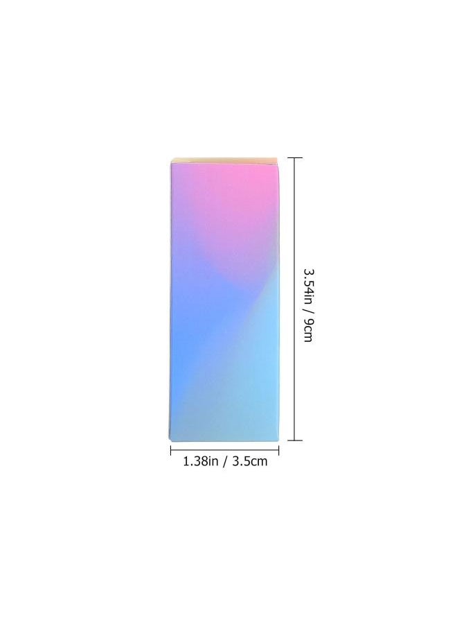 silvercnc - silvercnc 100pcs Lipstick Box Lip Gloss Wrapping Paper Case Box Paper Lip Gloss Storage Containers Packaging Boxes Cuticle Oil Pen Wrapping Wrap Storage Holder Lipsticks Paper Box - Image 1