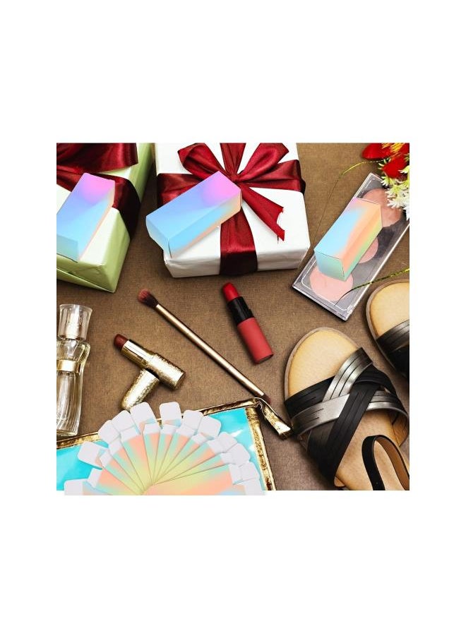 silvercnc - silvercnc 100pcs Lipstick Box Lip Gloss Wrapping Paper Case Box Paper Lip Gloss Storage Containers Packaging Boxes Cuticle Oil Pen Wrapping Wrap Storage Holder Lipsticks Paper Box - Image 1