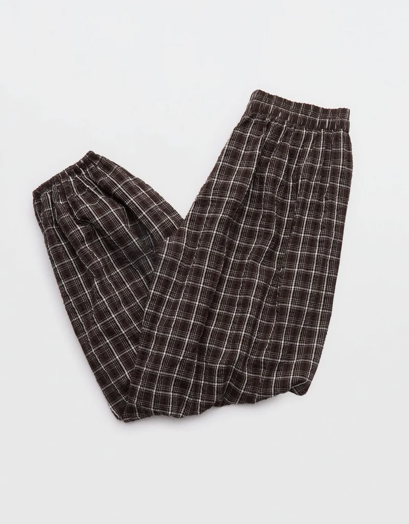 Aerie  Aerie Seersucker Balloon Pant for Women | Best Price UAE