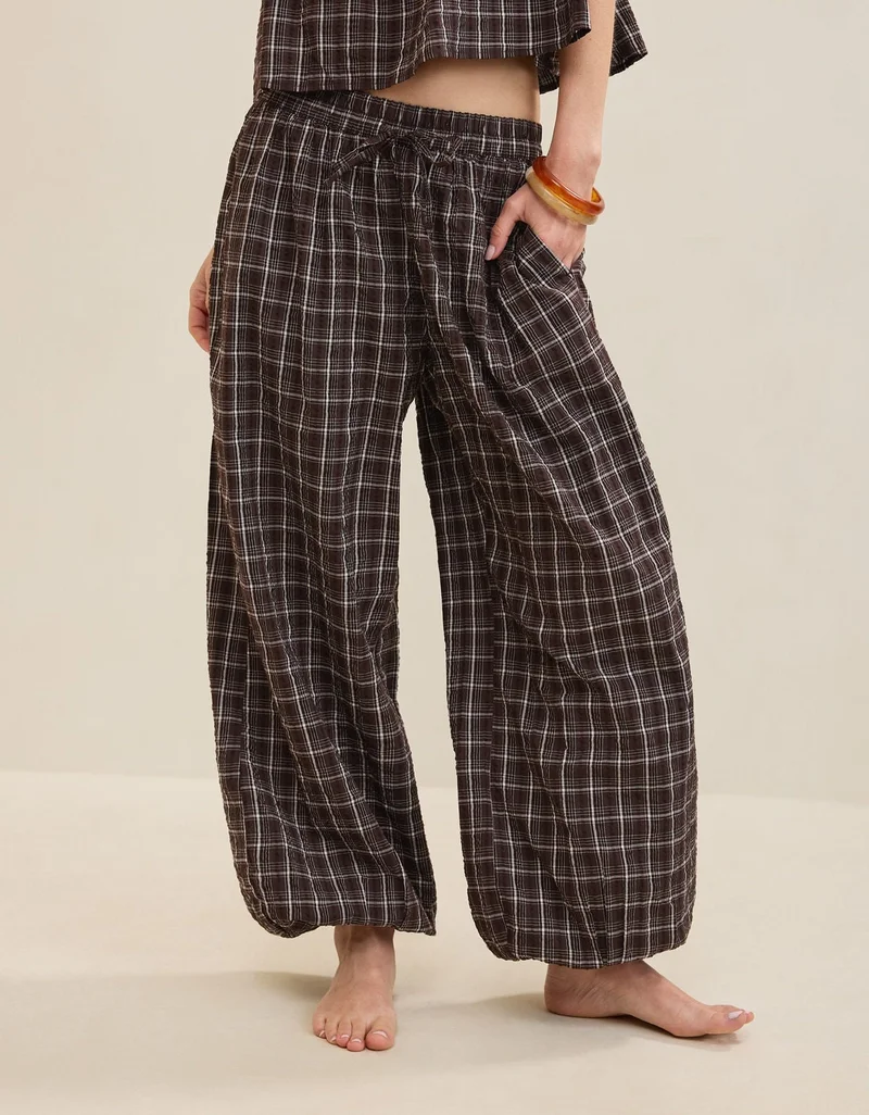 Aerie Aerie Seersucker Balloon Pant