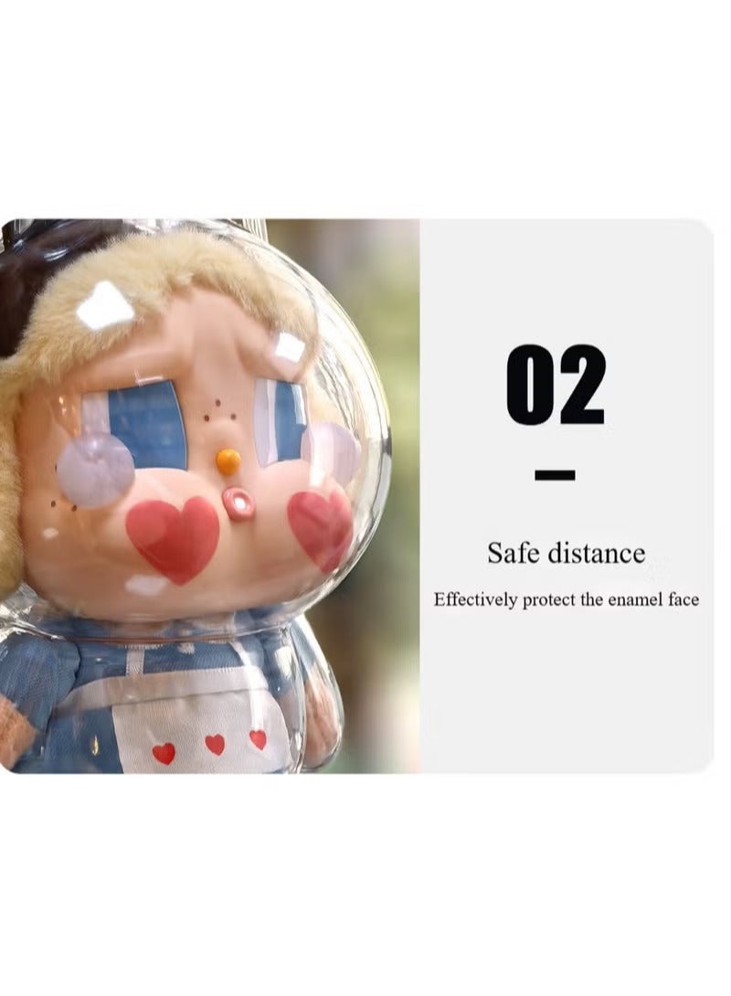 CRYBABY Cry Again Series Collector-Grade Doll Display Case | Acrylic Showcase Box | Anti-Oxidation & Scratch-Proof Custom Size（Case only) - Image 4