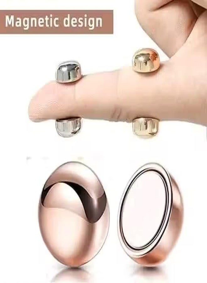 TREXEE (Pack of 2 Pair/4 Pcs) Hijab Magnetic Pin Round - Image 3