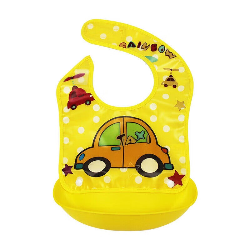 9I9 Baby Eating Bib, Infant Child Bib, Waterproof, Detachable, Adjustable, 2-Pack, 1800895 Car - Image 5