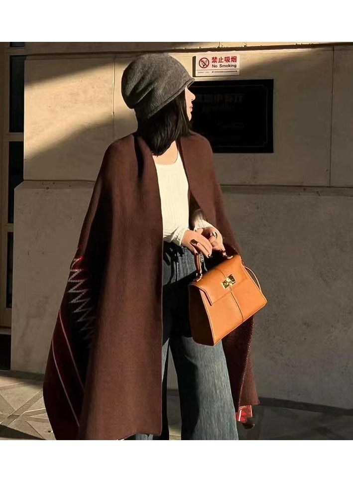 PEI Elise handbag - Brown - Large size