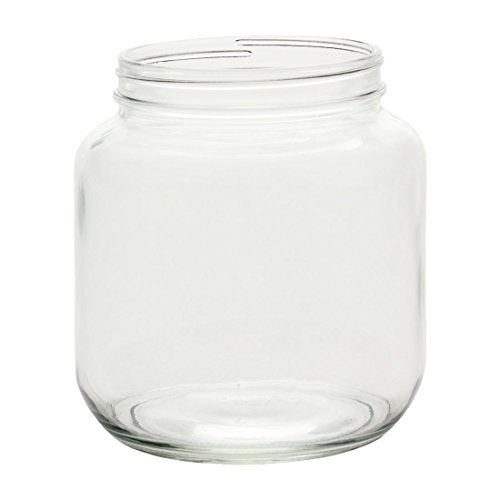 North Mountain Supply NMS A0064-00 - 1 White Metal 1/2 Gallon Glass Wide-Mouth Fermentation/Canning Jar with 110mm White Metal Lid - Image 3
