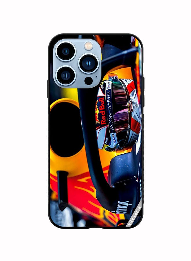 VR CREATIVE غطاء حماية لهاتف آبل آيفون 14 برو ماكس بتصميم ريد بول متعدد الألوان - Image 1