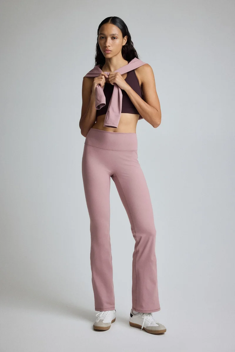 H&M Flared sports leggings in SoftMove™