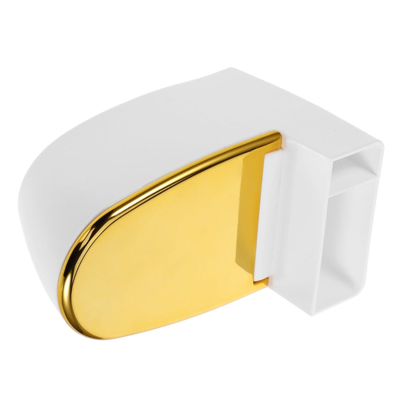 Wall Mounted Fireproof Bathroom Ashtray With Lid White Gold Ash Holder Storage Container - Image 2