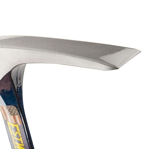 Estwing - E3‐20BLC Bricklayer's/Mason's Hammer - 20 oz Masonary Tool with Forged Steel Construction & Shock Reduction Grip - E3-20BLC Silver - Image 4