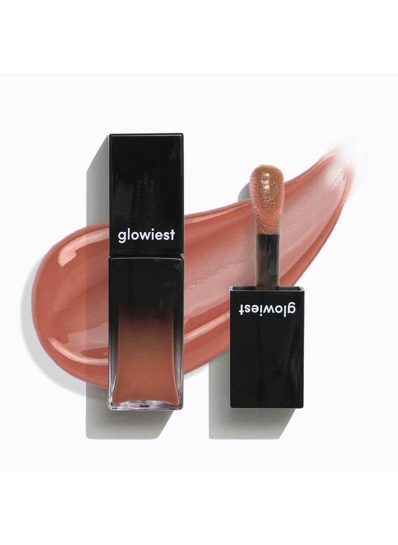 glowiest - EFFORTLESS Glow Lip Oil 005 ROSY MAUVE Hydrating Nourishing Plumping  NonSticky Lip Gloss Tinted Lip Camellia Oil l Korean Beauty  022 oz - Image 1