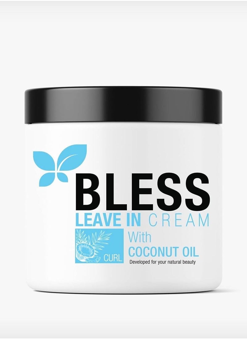 Bless Bless Leave In Cream With Coconut Oil 450 Ml 