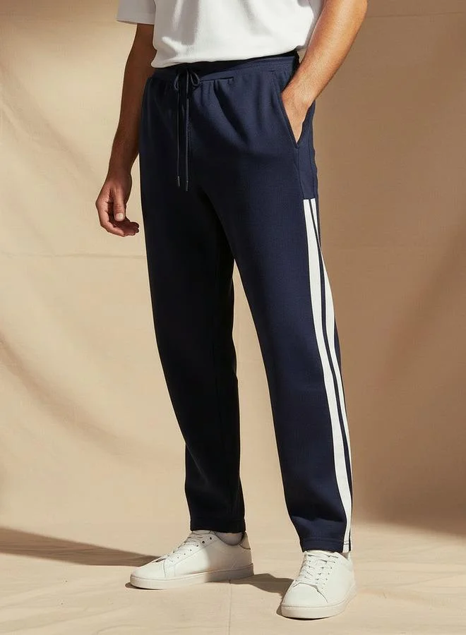 Splash FAV Men Track Pants with Tape Detail