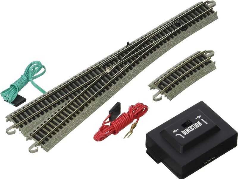 Bachmann Industries E-Z Track 6 Turnout - Left (1/card) N Scale - Image 1