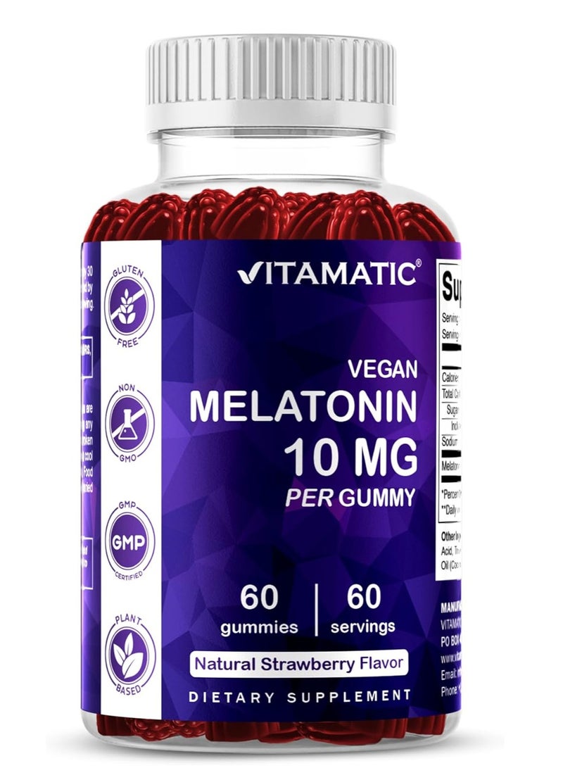 Vitamatic Melatonin 10 mg per Gummy - Image 1