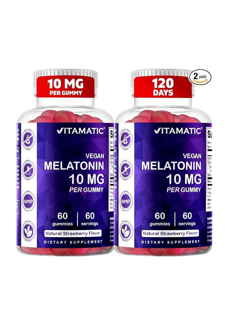 Melatonin 10mg pack of 2 60 Gummies Per Bottles - pzsku/ZFDDE5EA50FCA696B5EDDZ/45/_/1735217236/8527560d-4da8-41ed-a2f7-52617319ee19