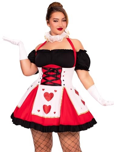 Leg Avenue womens Adult Sized Costumes, Red/Black, Medium Large US - Image 1