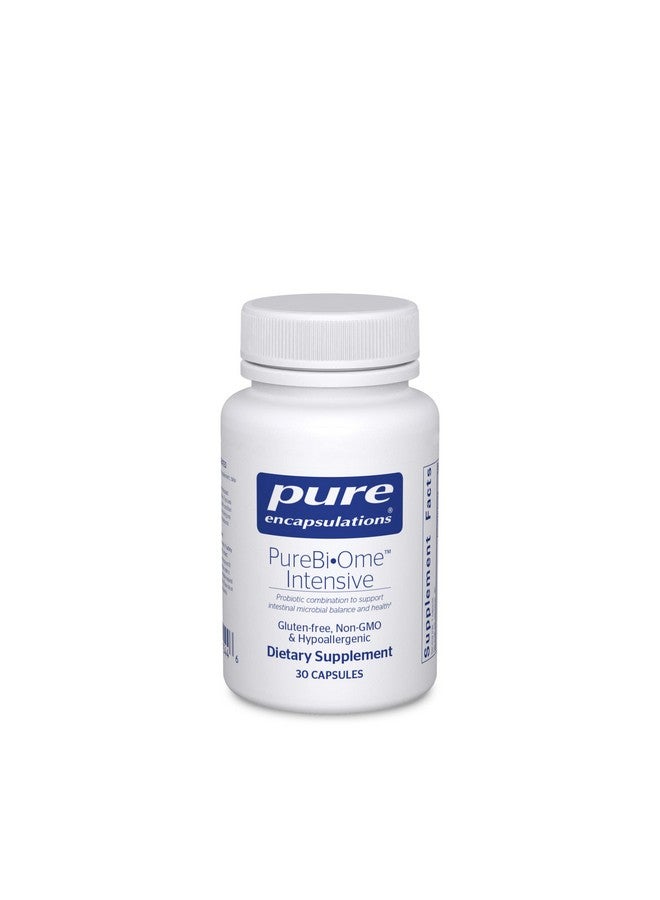 Pure Encapsulations PureBi•Ome Intensive | Hypoallergenic Multi-Strain Probiotic Blend to Support Healthy Intestinal Microflora Balance | 30 Capsules - Image 1