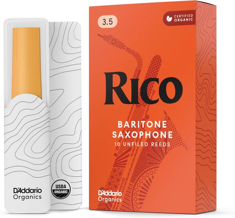 Rico D’Addario Woodwinds Baritone Saxophone Reeds (RLA1035) - Image 1