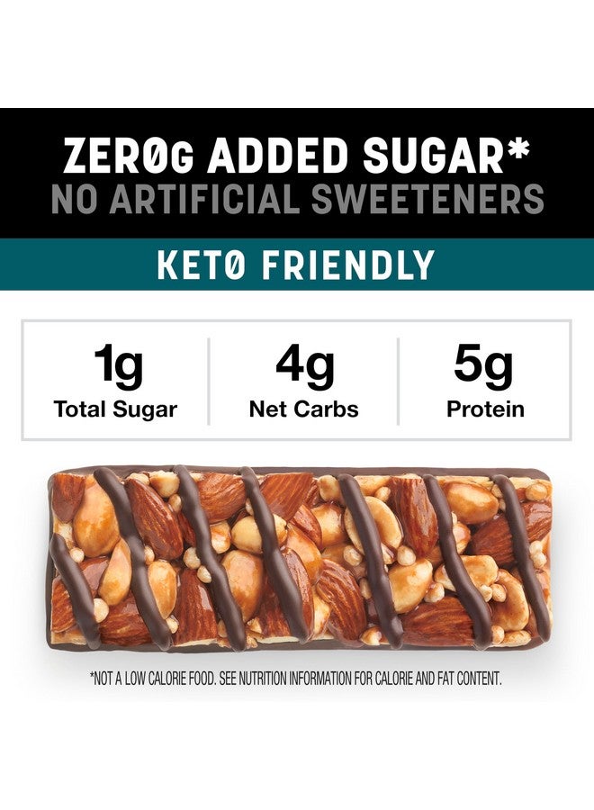 KIND ZERO Added Sugar Bars, Keto Snack, Dark Chocolate Nuts and Sea Salt, Good Source of Fiber, Gluten Free, Low Sugar, 6g Protein, 30 Count - Image 5