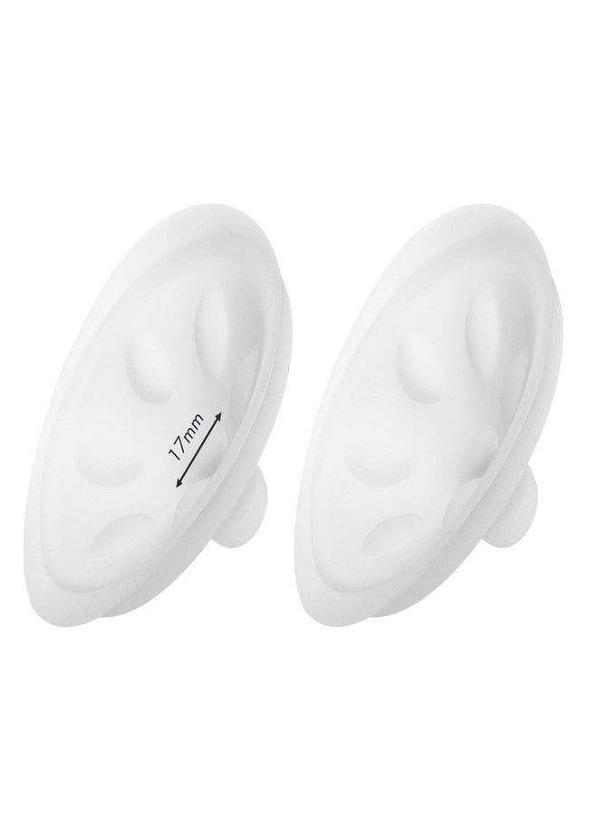 Durceler 17mm Flange Insert/Massage Pad Compatible with Spectra S1 S2 Breast Pump 24mm Shields, Two-in-One Silicone Petal Cushion to Reduce Nipple Tunnel Down to Comfortable Size, Spectra Pump Parts - Image 1