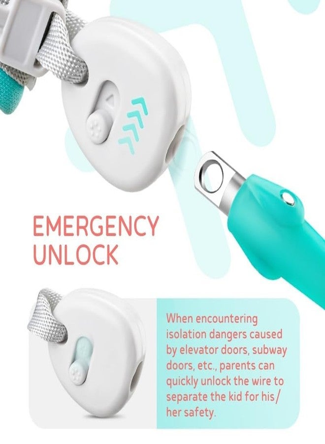 DRANZ Anti Lost Wrist Link for Kids with Lock & Key, Baby Safety Harness Band, Child Anti-Lost Wristband, Toddler Safety Strap, Extra Long Walking Hand Belt for Outdoor Travel Protection. - Image 4